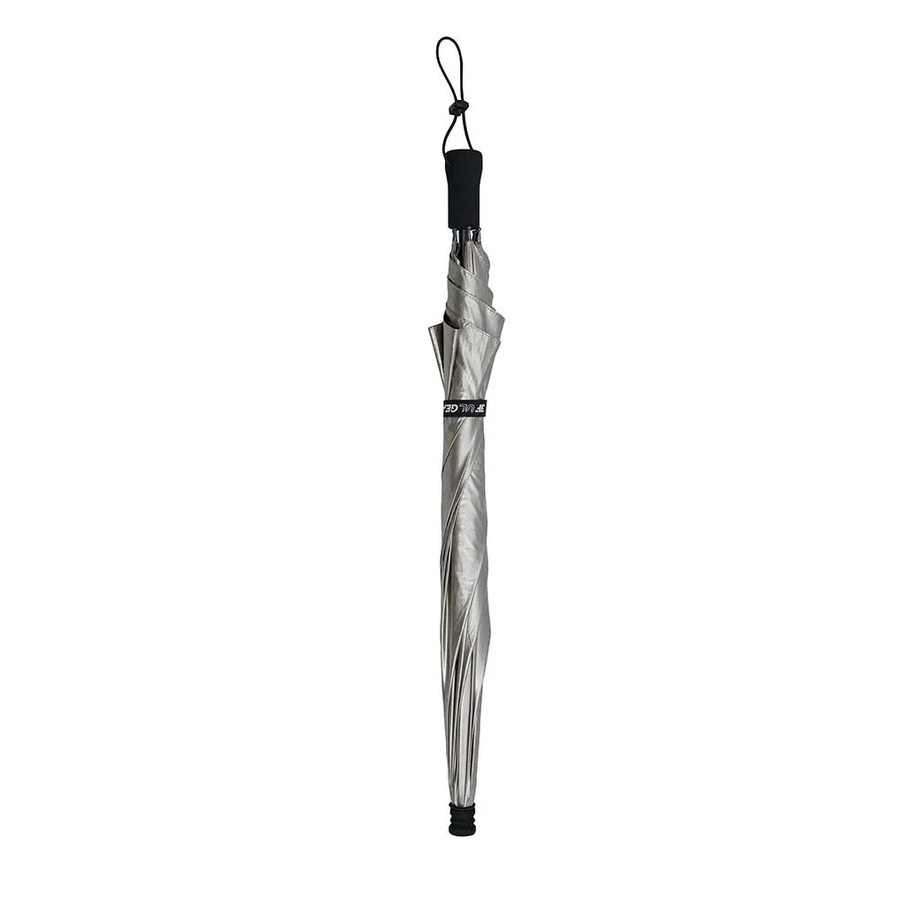 3F UL Gear wandelparaplu 95cm carbon handsfree zilver