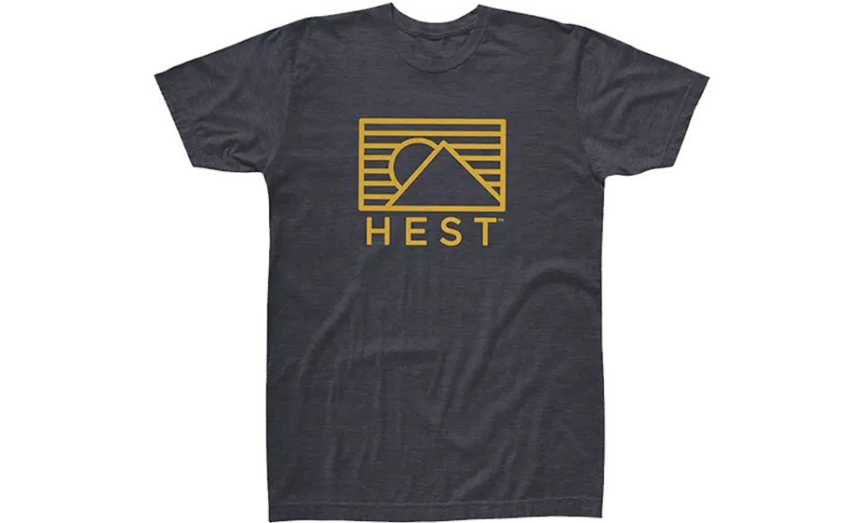 Hest Logo Tee t-shirt katoenmix unisex