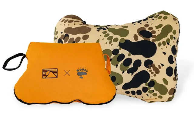 Hest BHA Camp Pillow kampeerkussen oranje camo