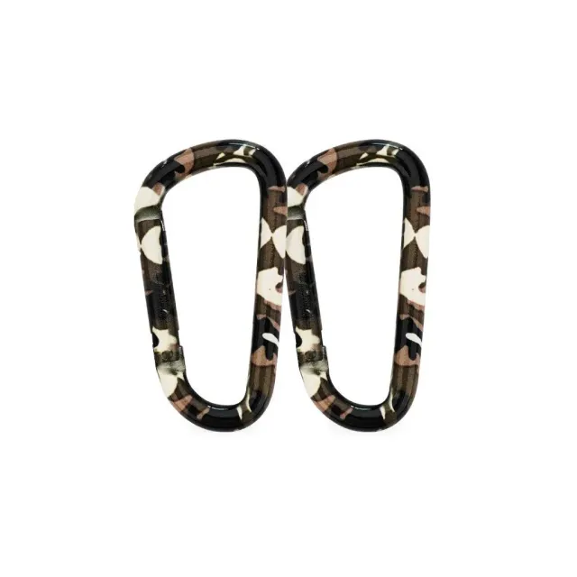 Munkees Dessert Camo karabiner 2 stuks aluminium