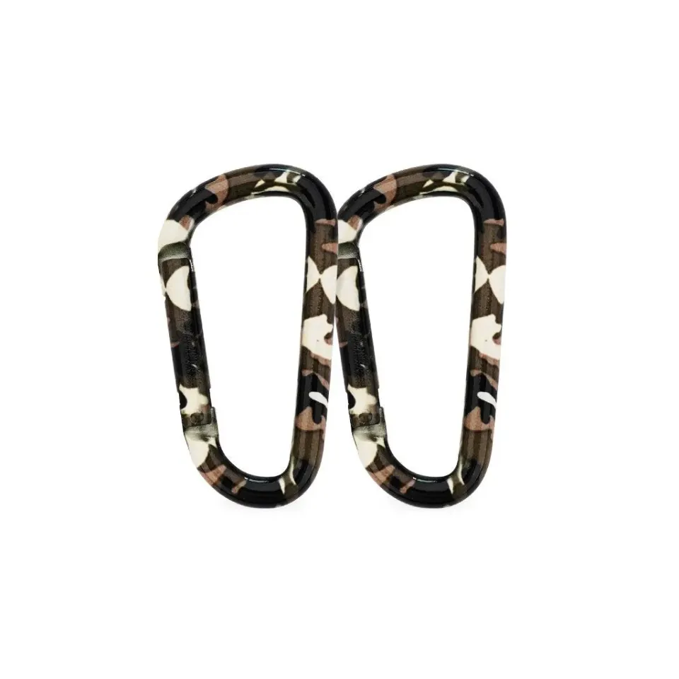 Munkees Dessert Camo karabiner 2 stuks aluminium