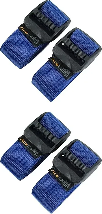 AceCamp kofferriem blauw 2-pack 120 cm polyester