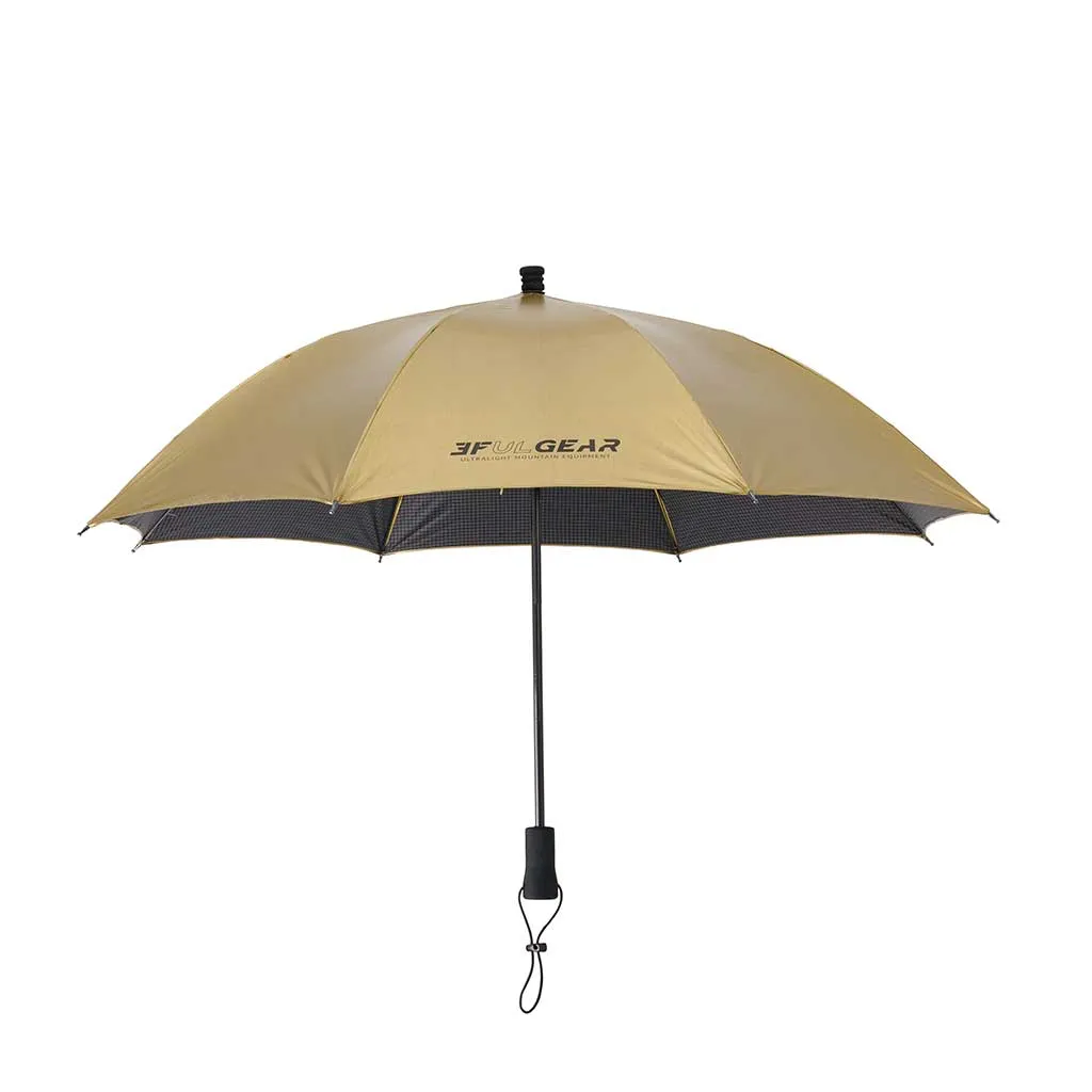3F UL Gear wandelparaplu 95cm carbon handsfree zilver