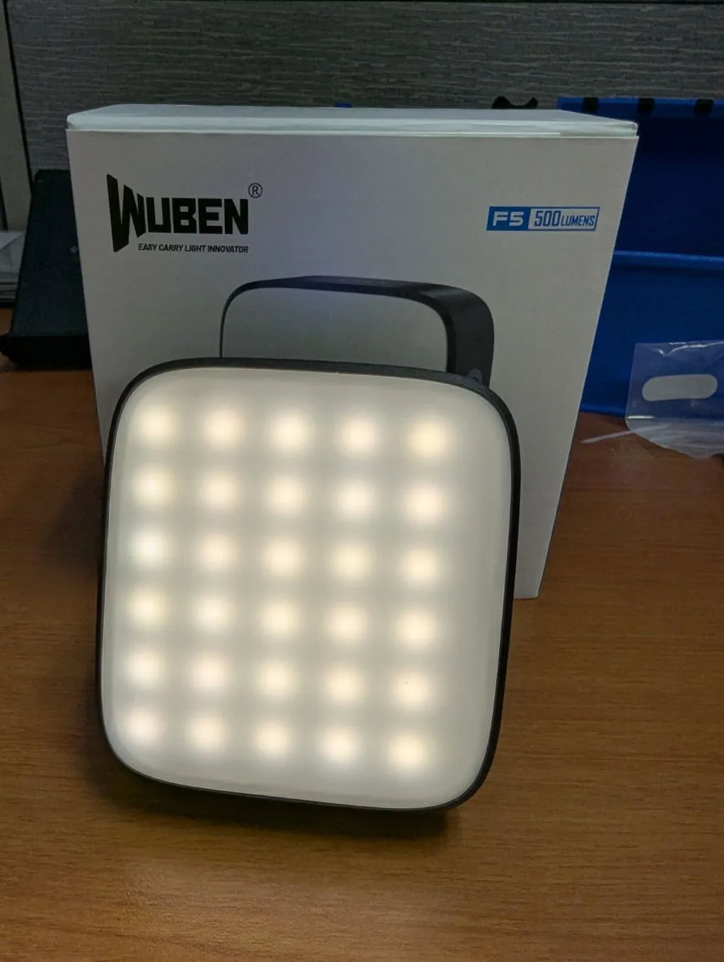 Wuben F5 campinglamp 500 lumen powerbank tent