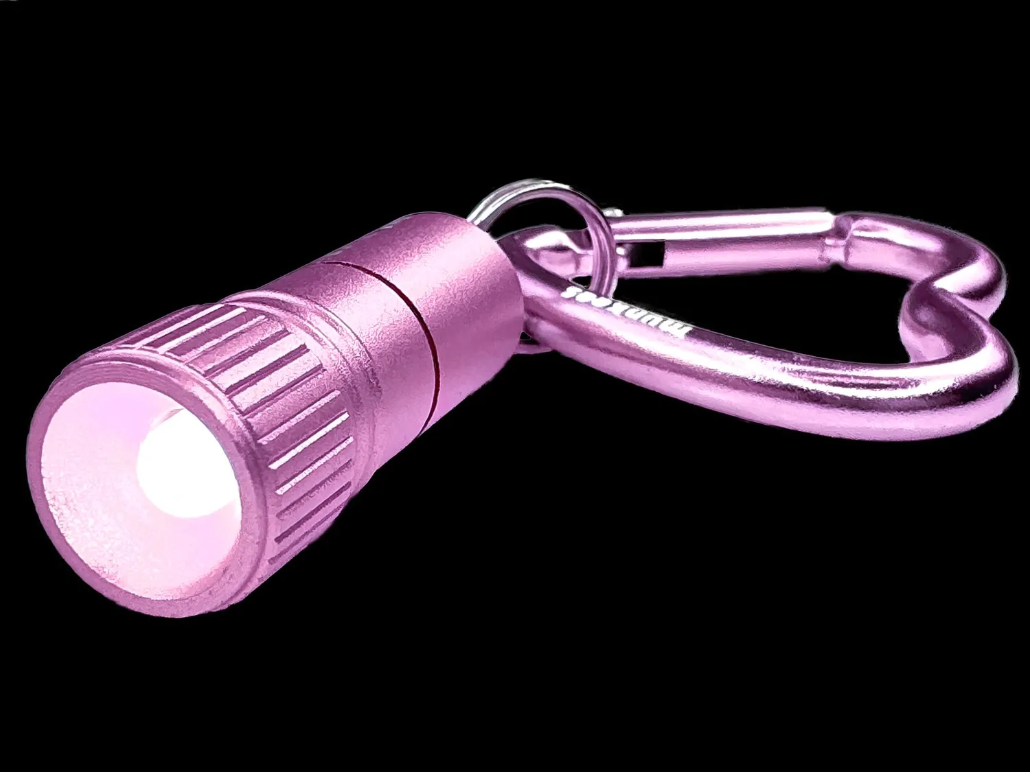 Munkees Hart Karabijn Mini Lampje Roze LED