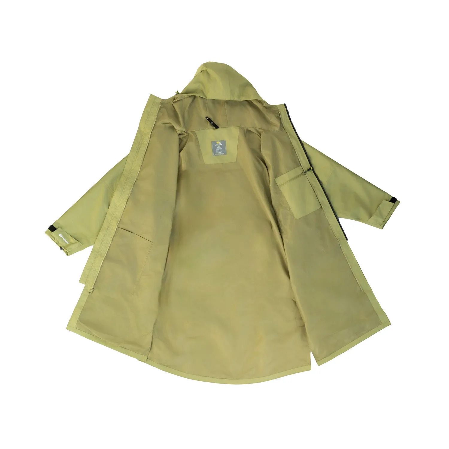 RidgeMonkey TriWrap Changing Robe poncho khaki leisteen