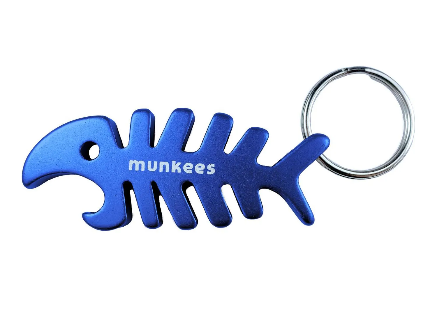 Munkees Vis Sleutelhanger met Flessenopener Rood