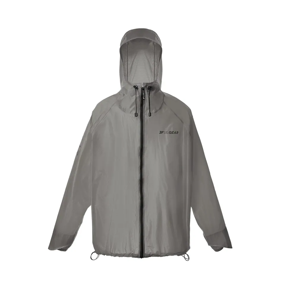 3F UL Gear Ultralight Rain Jacket Zip regenjas L ademend