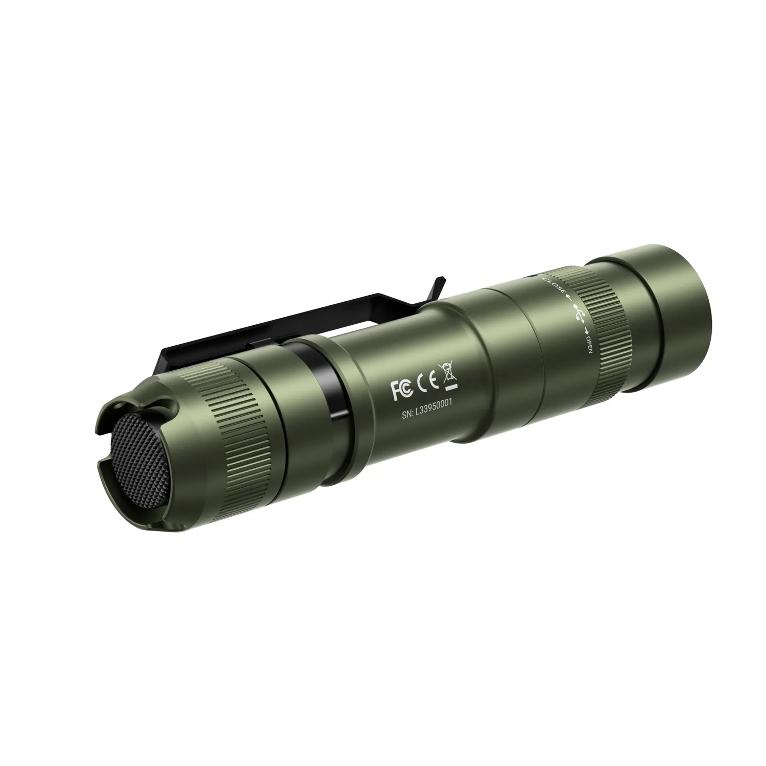 Wuben L3 EDC Zaklamp Groen 3000 Lumen