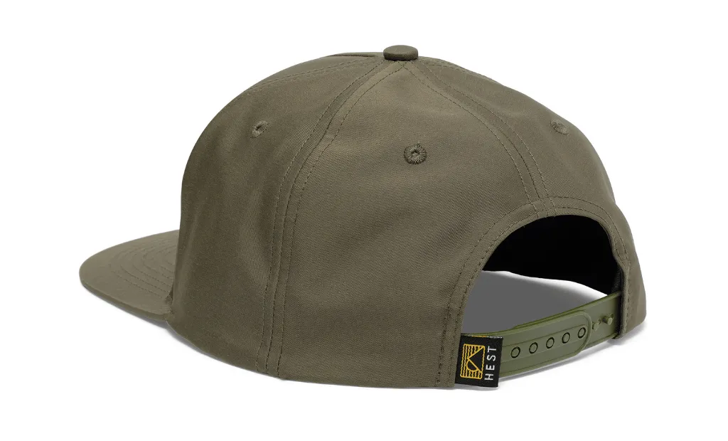 Hest Field Cap Pet groen snapback