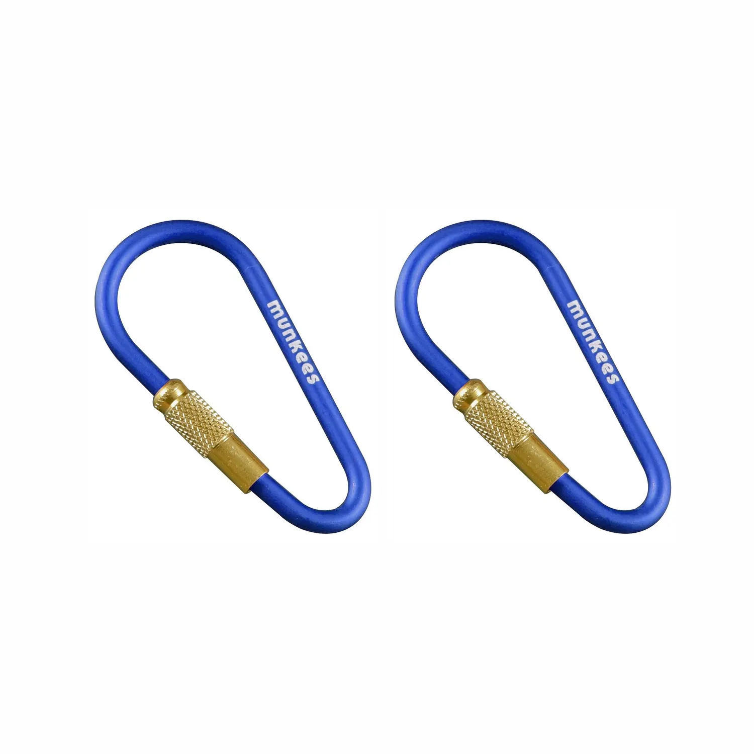 Munkees Mini Link Karabiner Schroefsluiting 48mm 2-pack