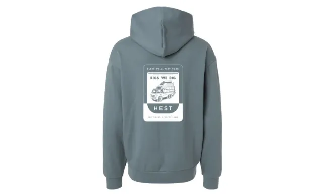 Hest Rigs We Dig hoodie katoen verzwaard unisex