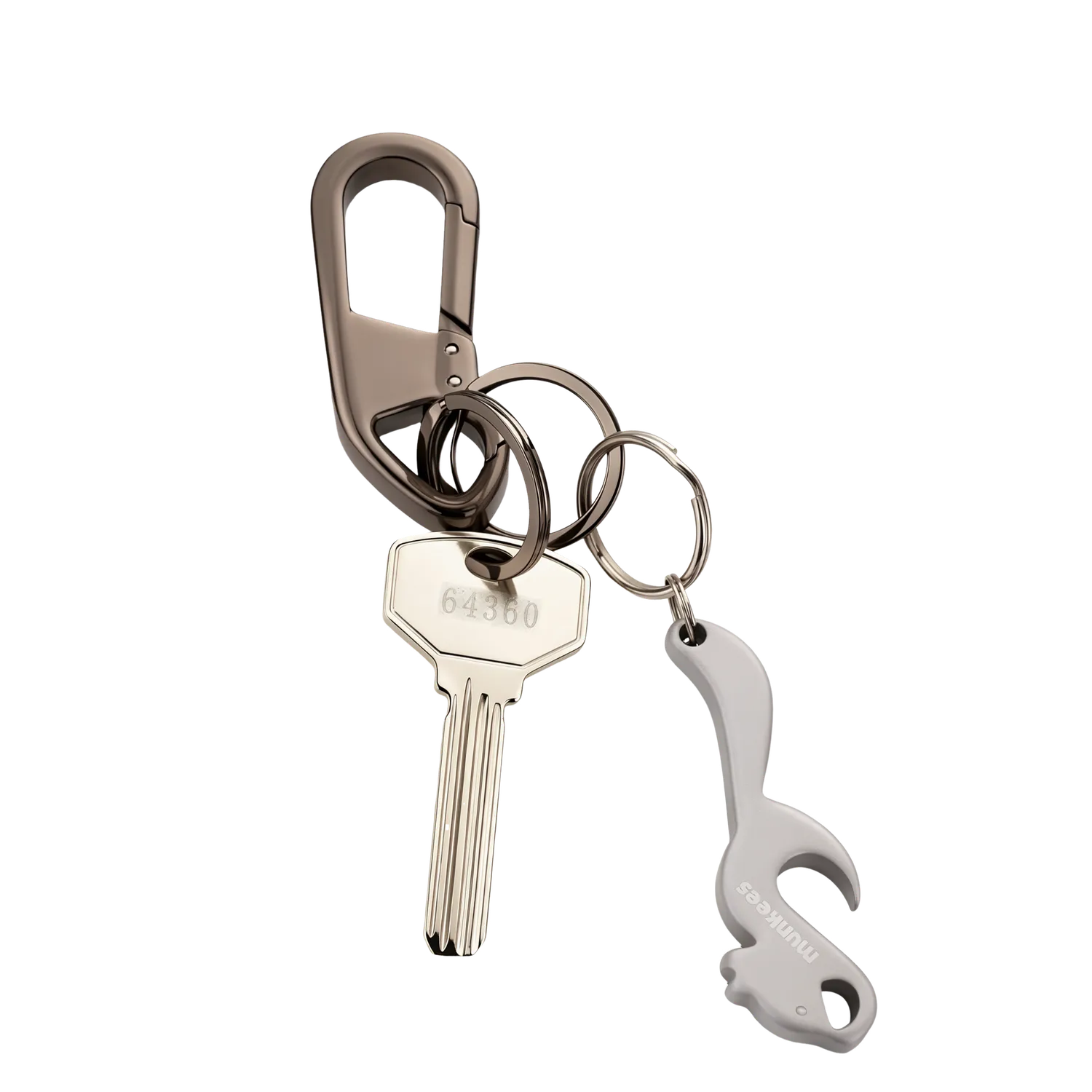 Munkees Double karabijn aluminium dubbelzijdig