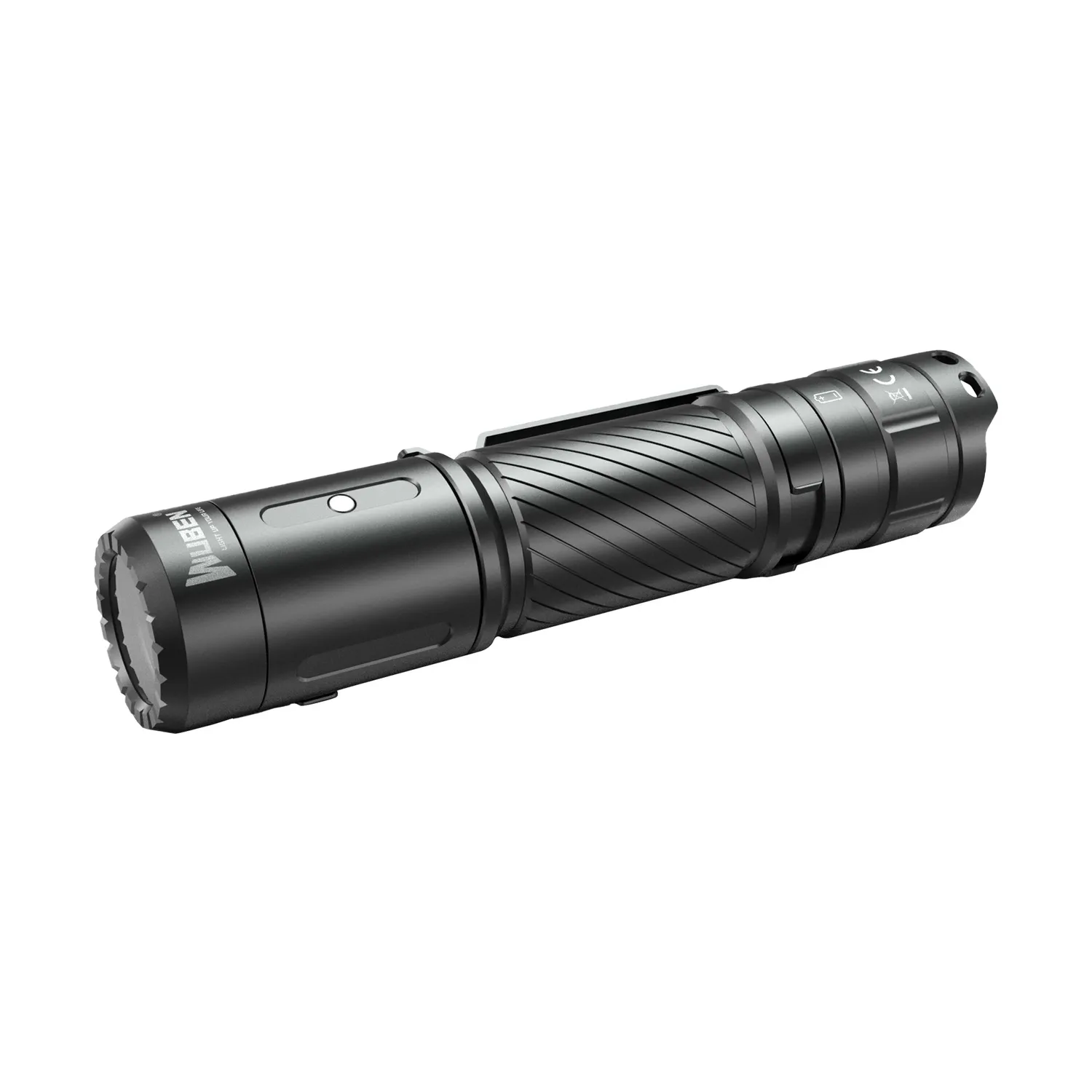 Wuben C3 zaklamp 1200 lumen zwart 179 meter