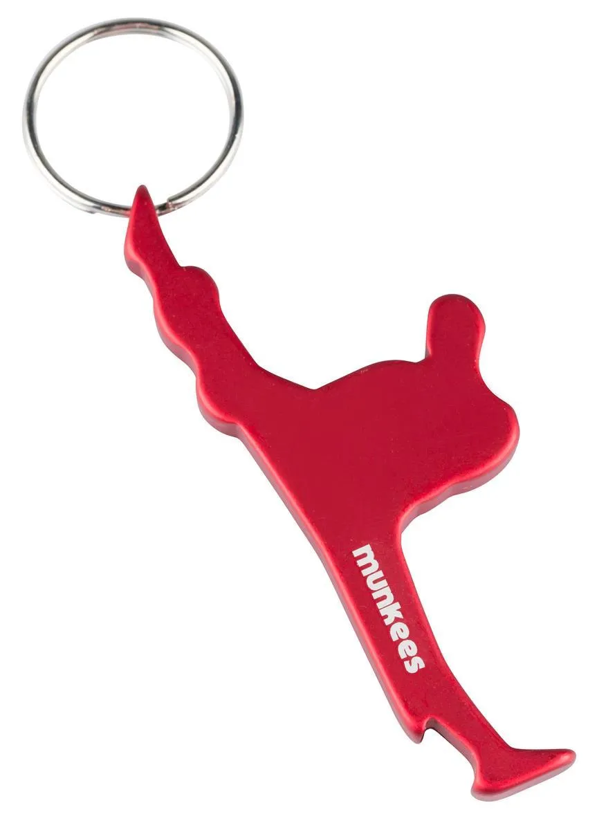 Munkees Vechtsporter Sleutelhanger Flessenopener Blauw