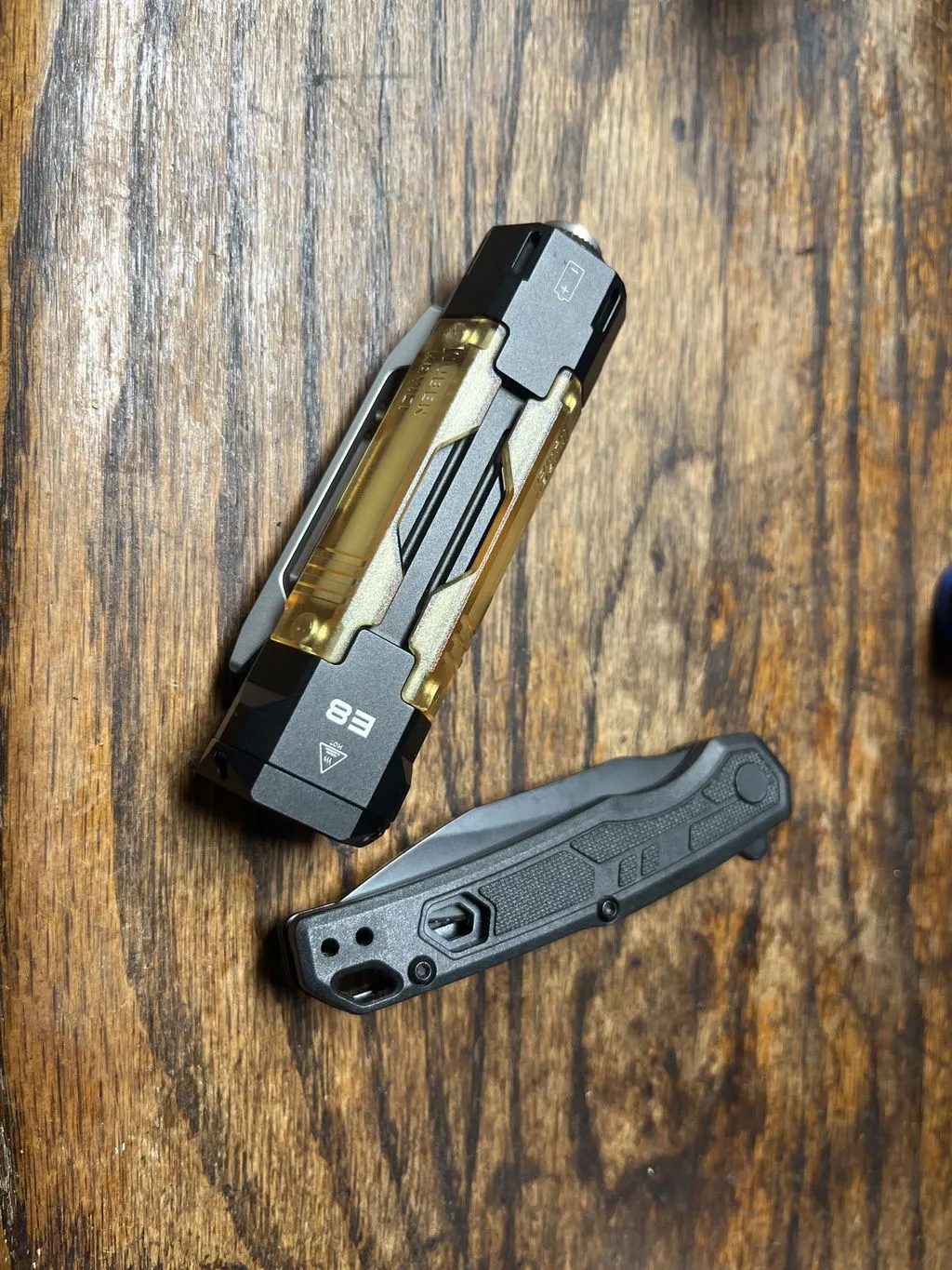 Wuben E8 EDC Zaklamp Zwart 1300 Lumen