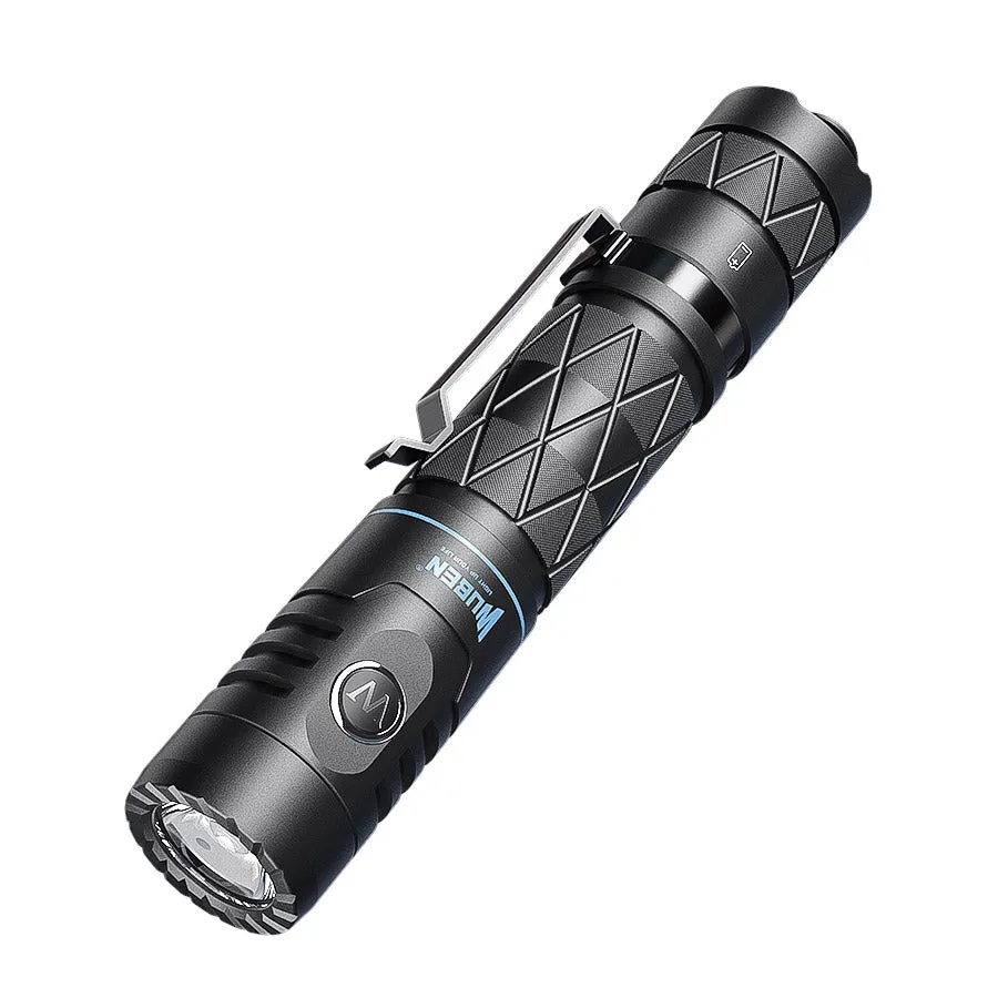 Wuben E12R 1200 Lumen Zaklamp Zwart Powerbank