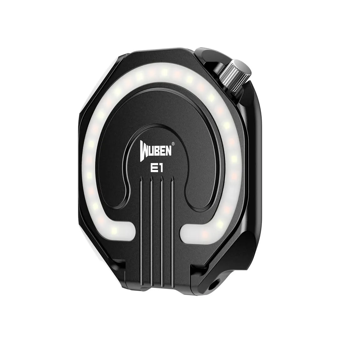 Wuben E1 selfielamp 300 lumen magnetisch 38 gram
