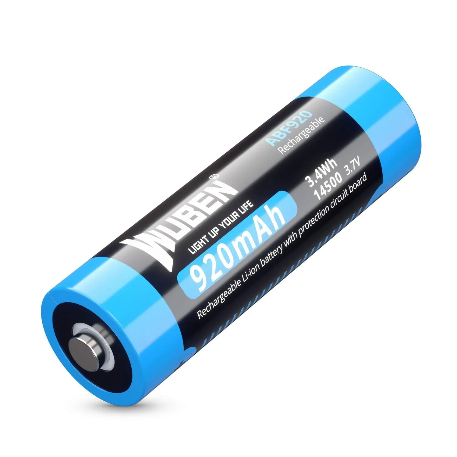 Wuben 14500 batterij 920mAh 2 stuks zonder USB