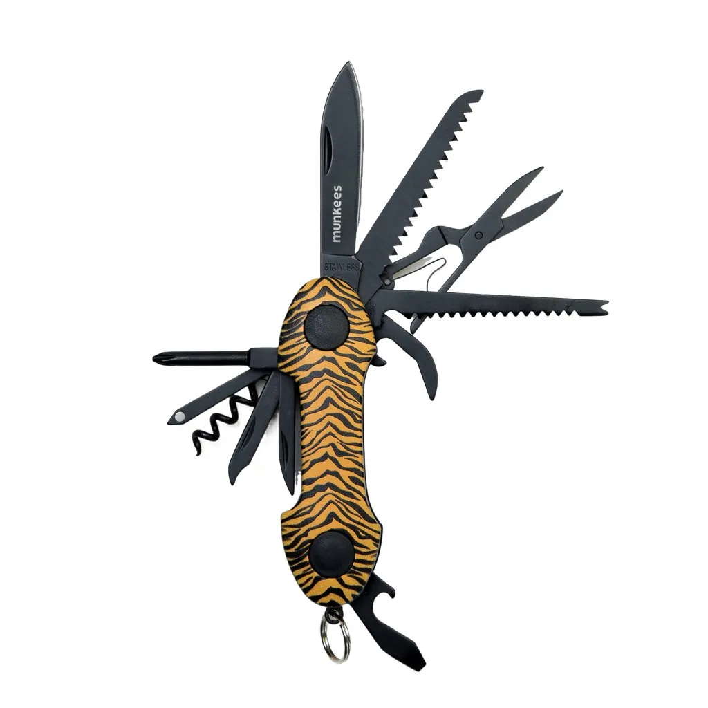 Munkees Tiger 15-functies zakmes multitool