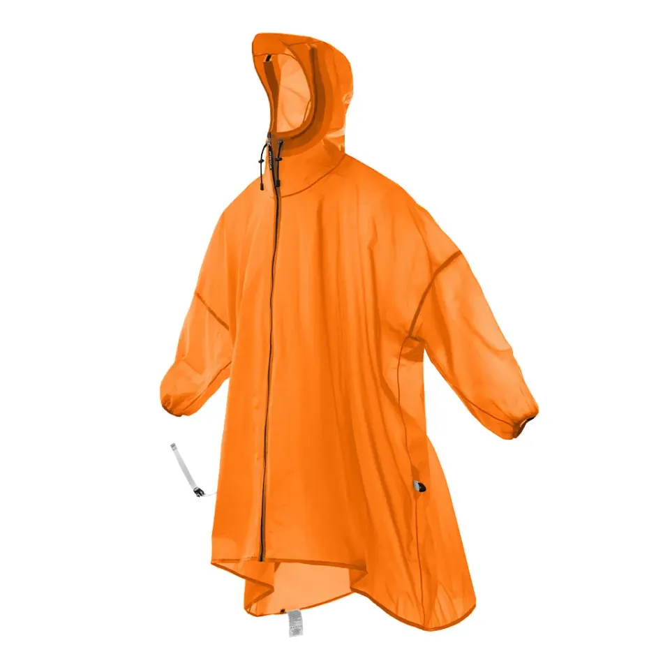 3F UL Gear Rain Poncho regenponcho met rits waterdicht