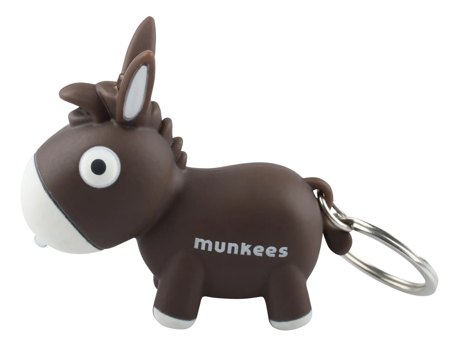 Munkees Ezel sleutelhanger met LED en geluid