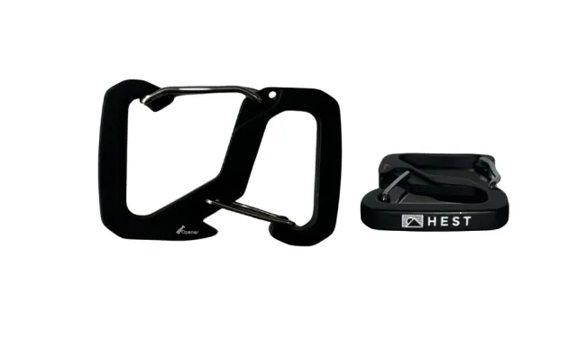 Hest Dually Carabiner karabijnhaak standaard aluminium
