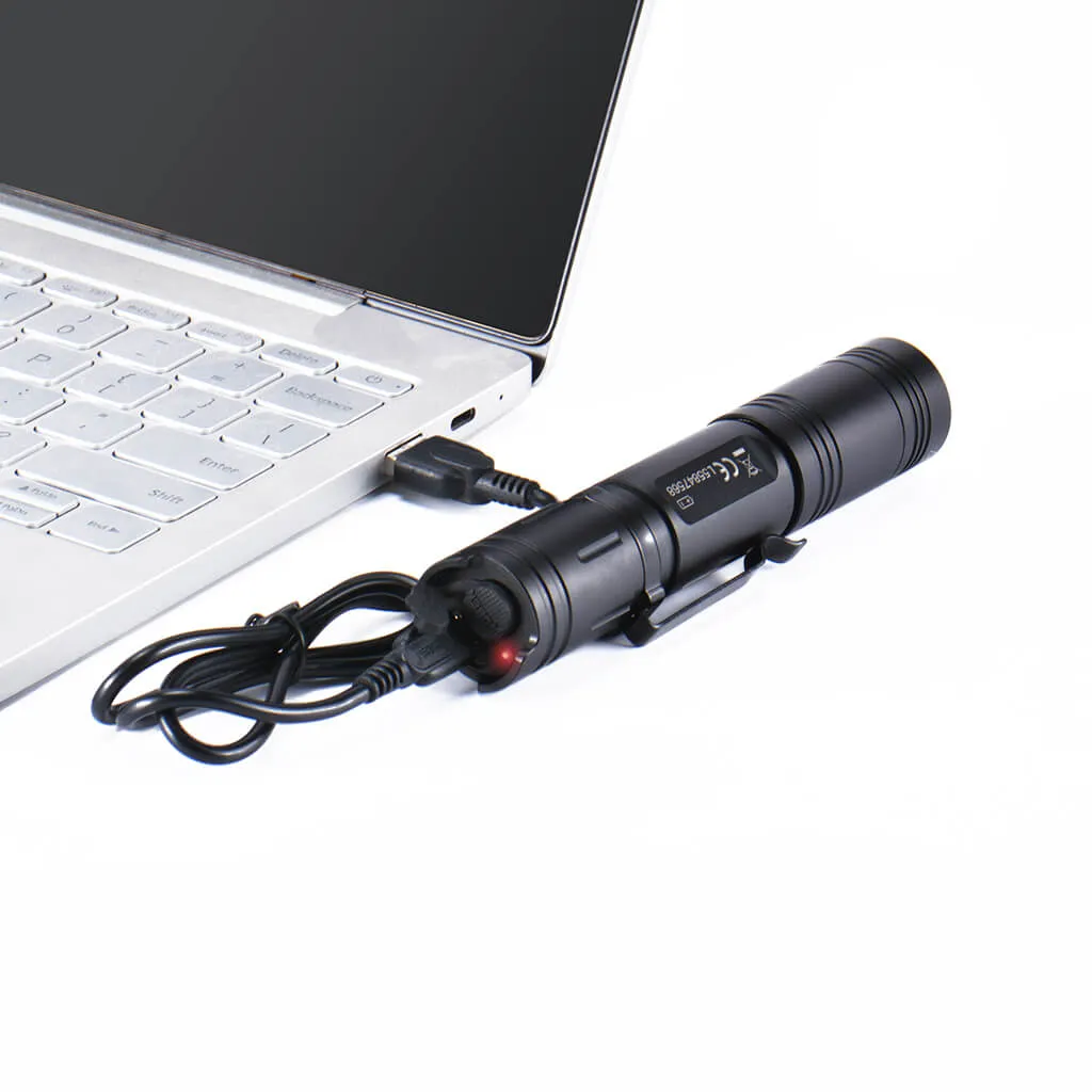 Wuben L50 zaklamp 1200 lumen zwart 143 uur