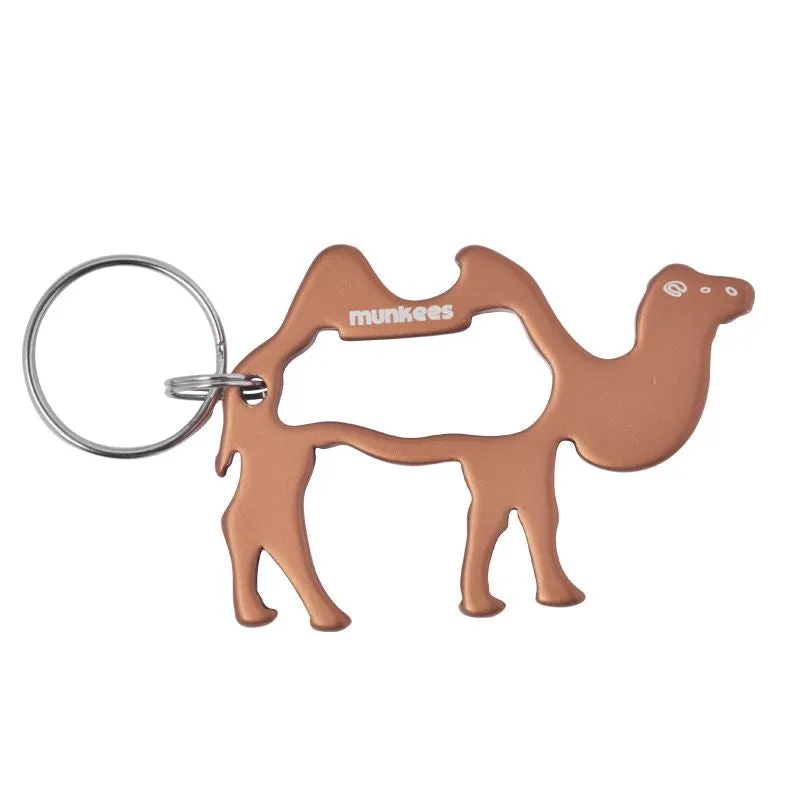 Munkees Kameel sleutelhanger met flessenopener
