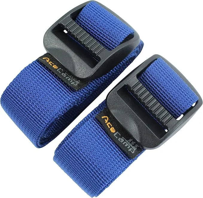 AceCamp kofferriem blauw 2-pack 120 cm polyester