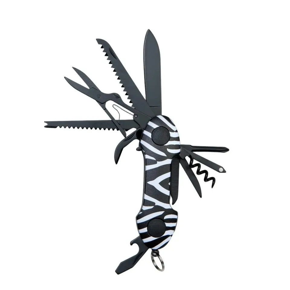 Munkees Zebra zakmes 15 functies multitool RVS