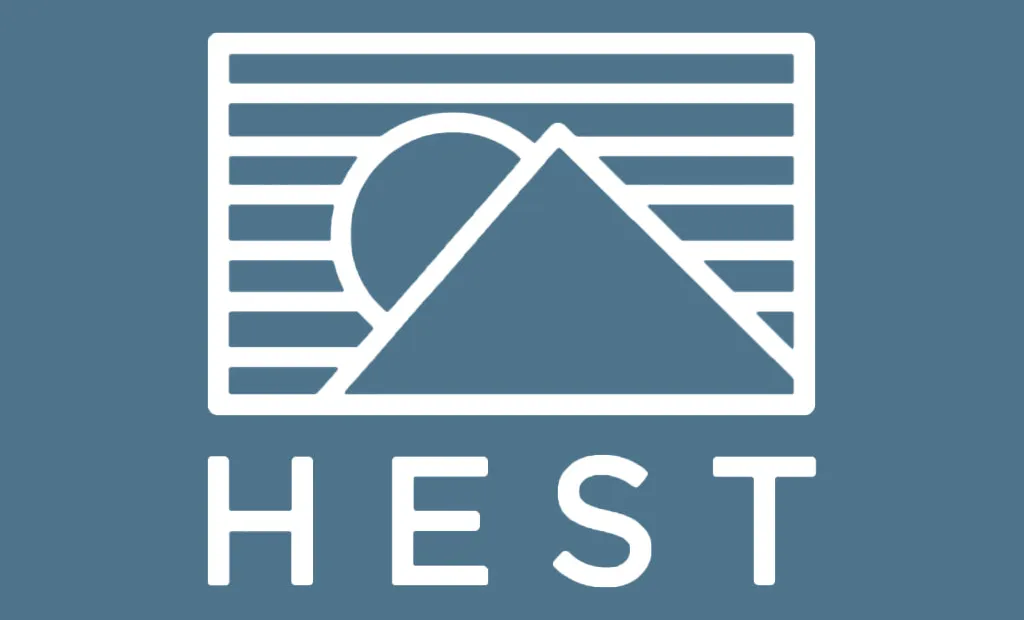 Hest Diecut sticker zwart weerbestendig