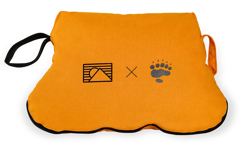 Hest BHA Camp Pillow kampeerkussen oranje camo
