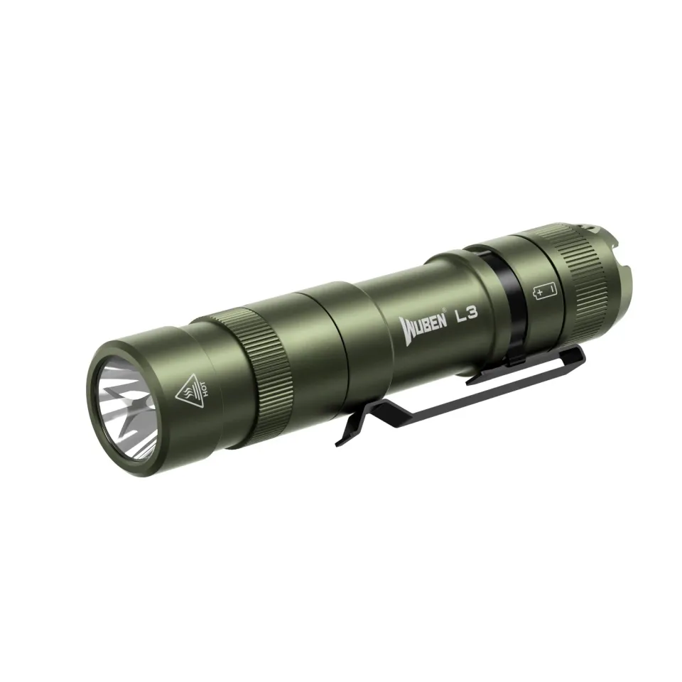 Wuben L3 EDC Zaklamp Groen 3000 Lumen