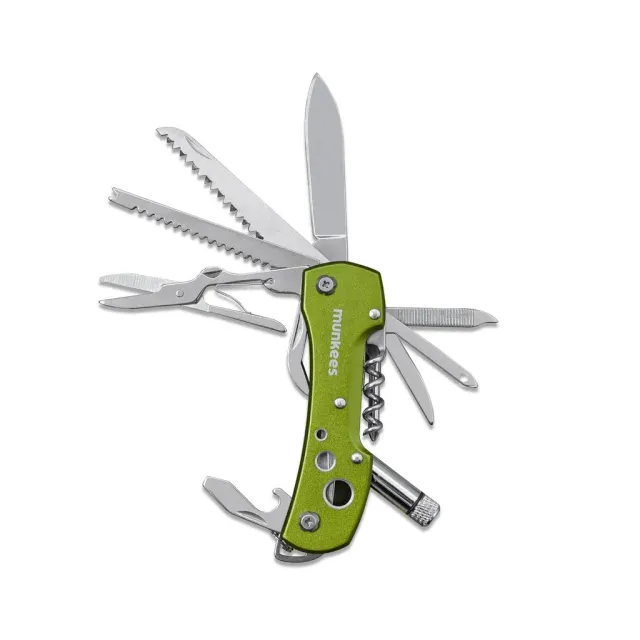 Munkees LED Zakmes 15-in-1 Groen