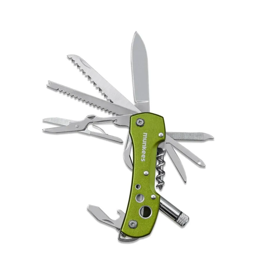 Munkees LED Zakmes 15-in-1 Groen