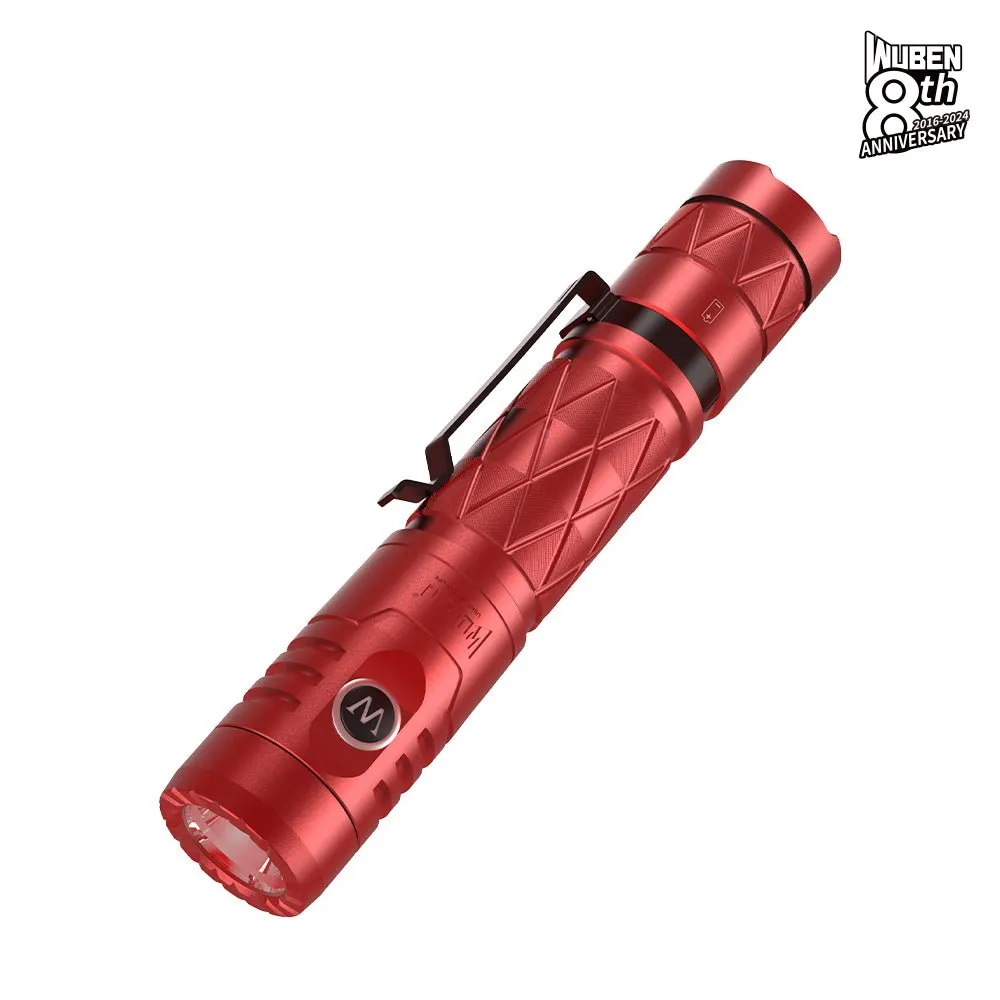 Wuben E12R 1200 Lumen Zaklamp Zwart Powerbank