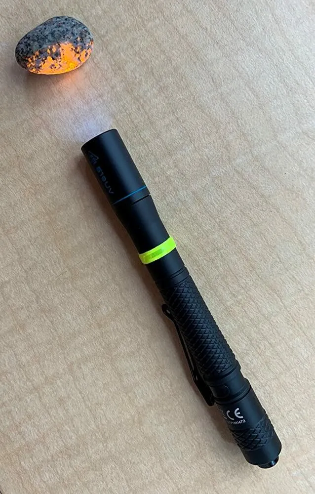 Wuben E19 UV Pen Zaklamp Zwart 365nm