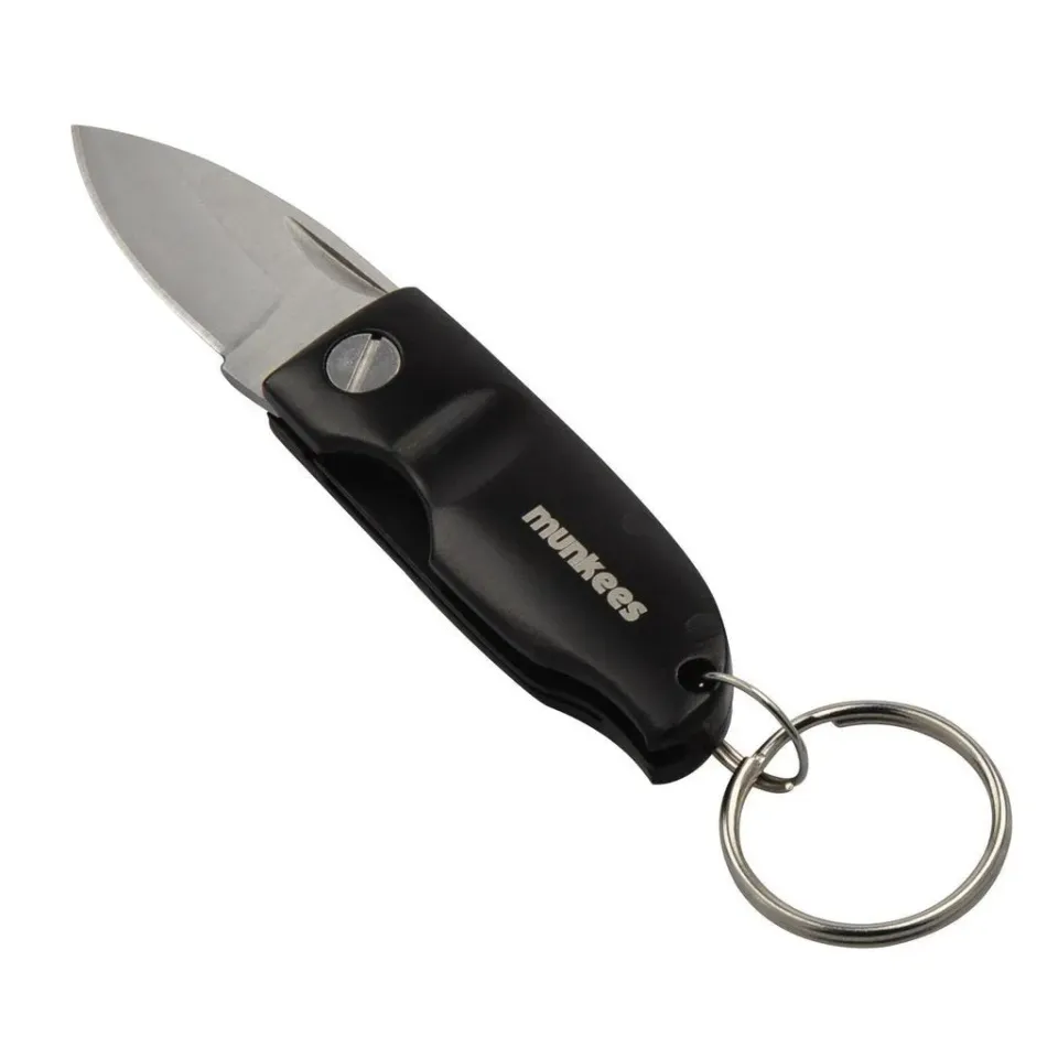 munkees Klappmesser I zakmes sleutelhanger rvs