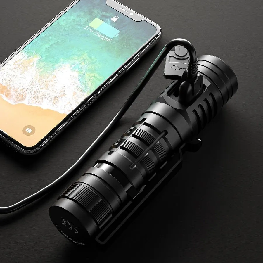 Wuben C2 zaklamp 2000 lumen powerbank IP68