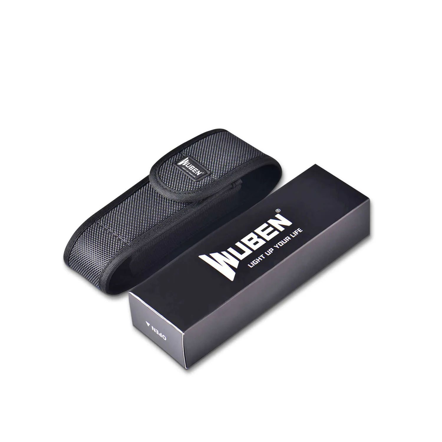 Wuben AS6 holster nylon lampfoedraal zwart