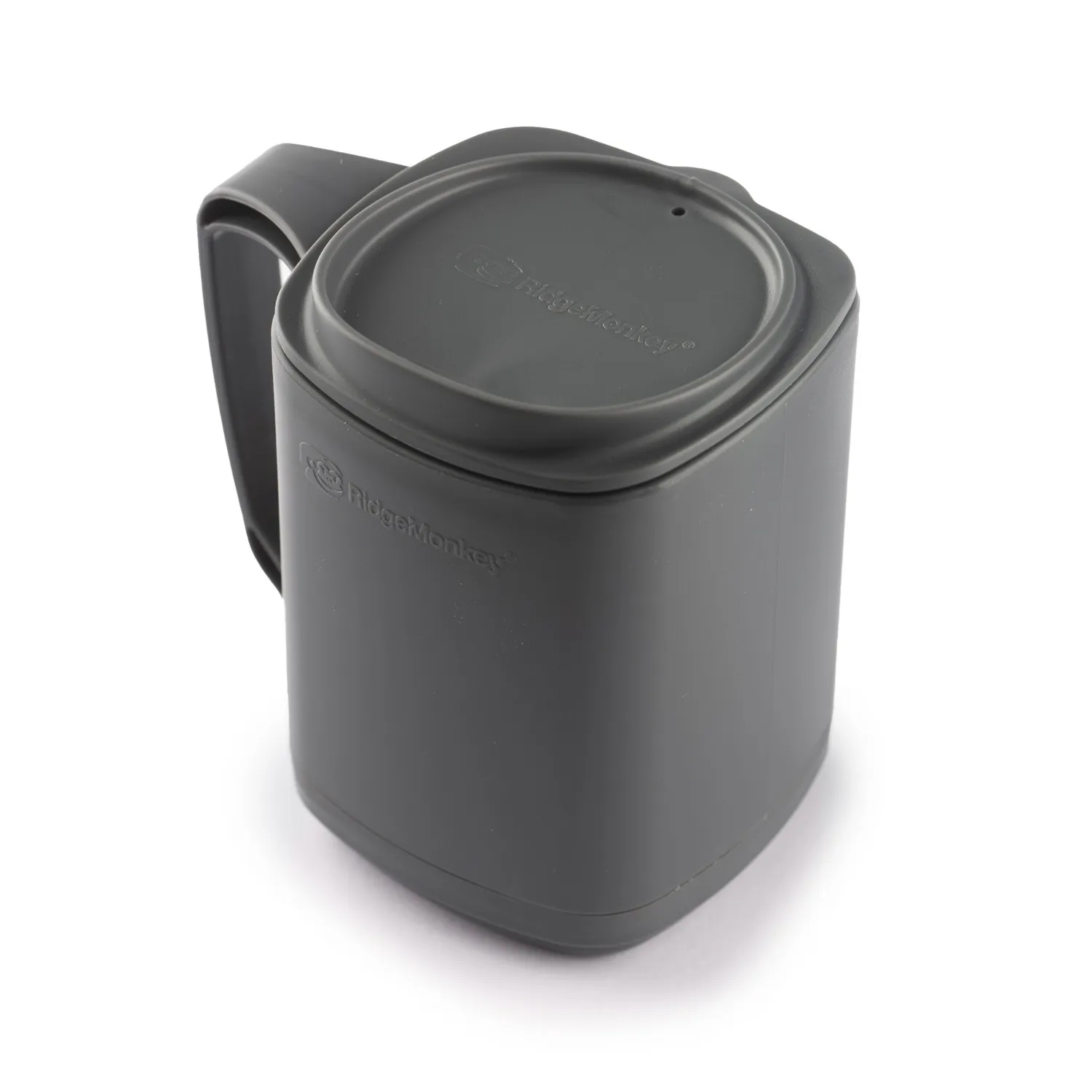 Ridgemonkey ThermoMug thermomok grijs met drinkdeksel