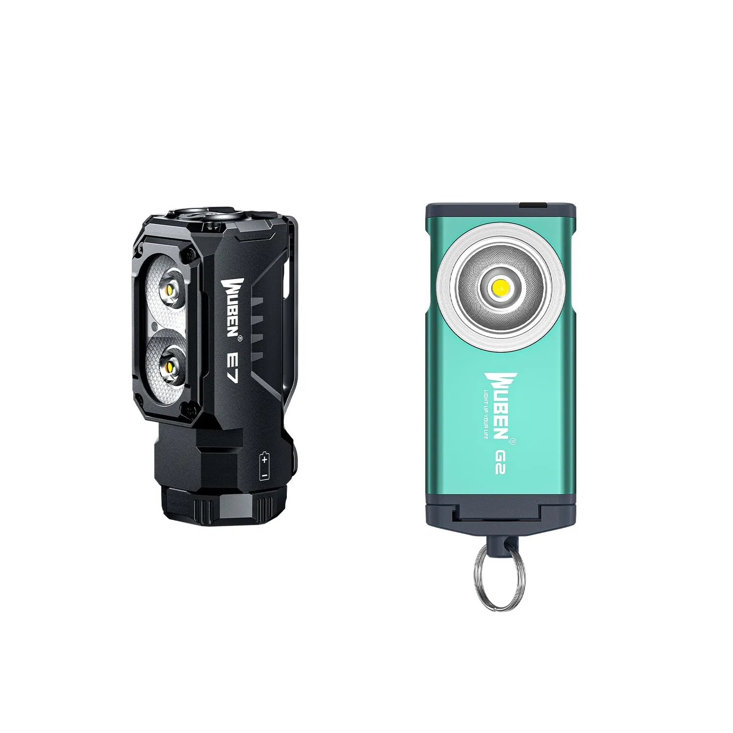Wuben E7 bundel hoofdlamp zwart 6500K met L50