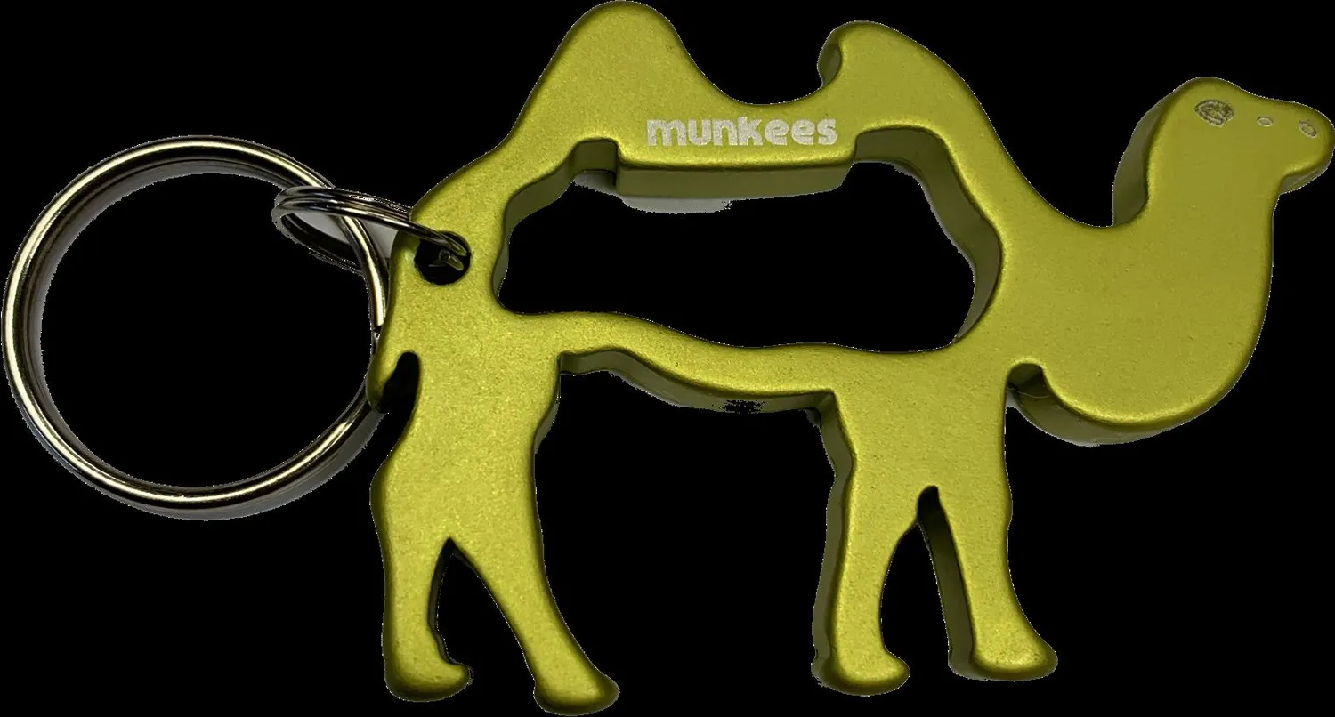 Munkees Kameel sleutelhanger met flessenopener