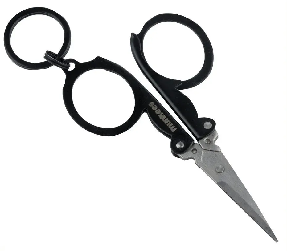 Munkees Opvouwbare Schaar sleutelhanger zwart