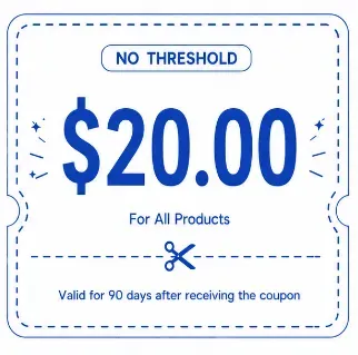 Wuben 20 OFF kortingsbon puntenversie eenmalig
