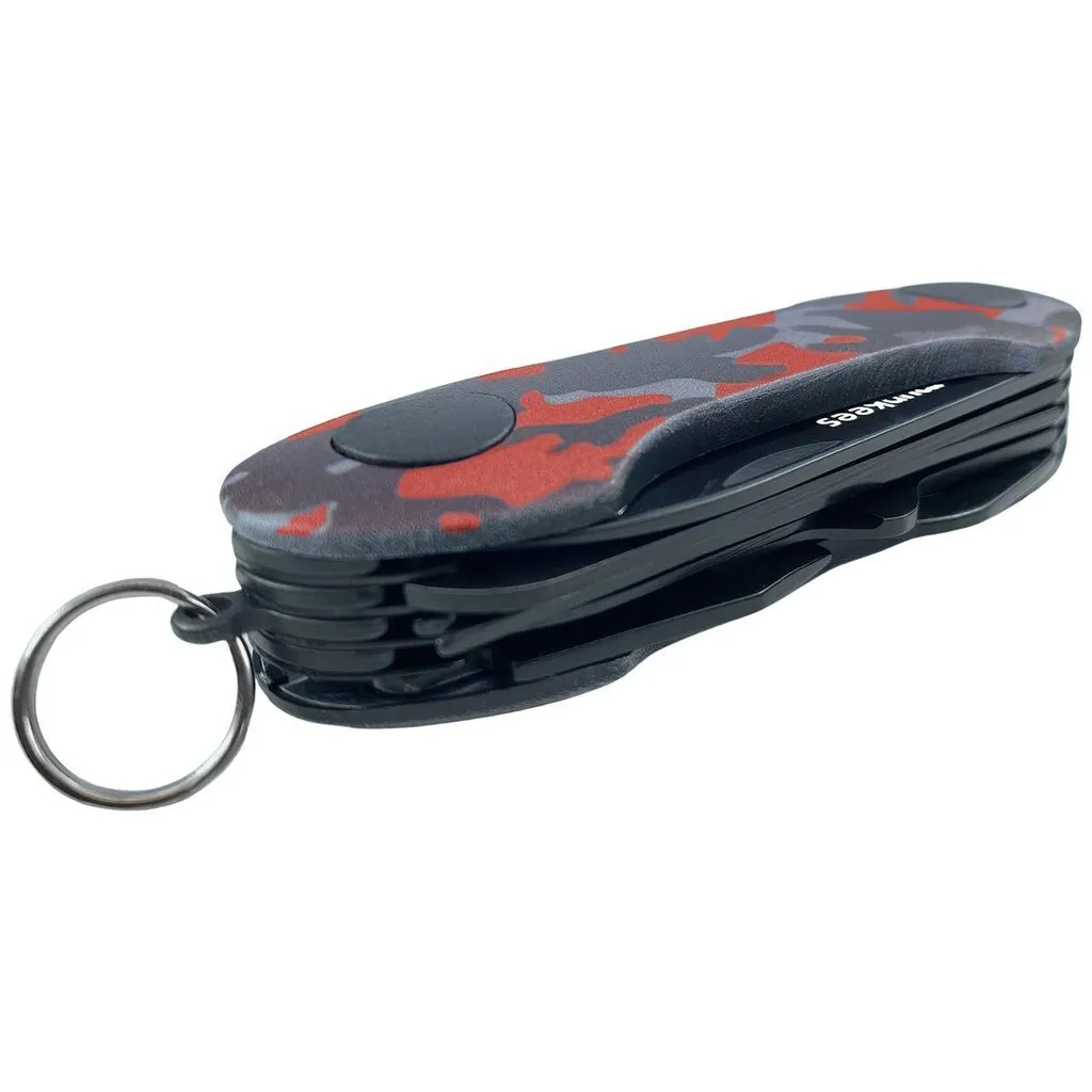 Munkees Rottarn 15-in-1 zakmes camouflage