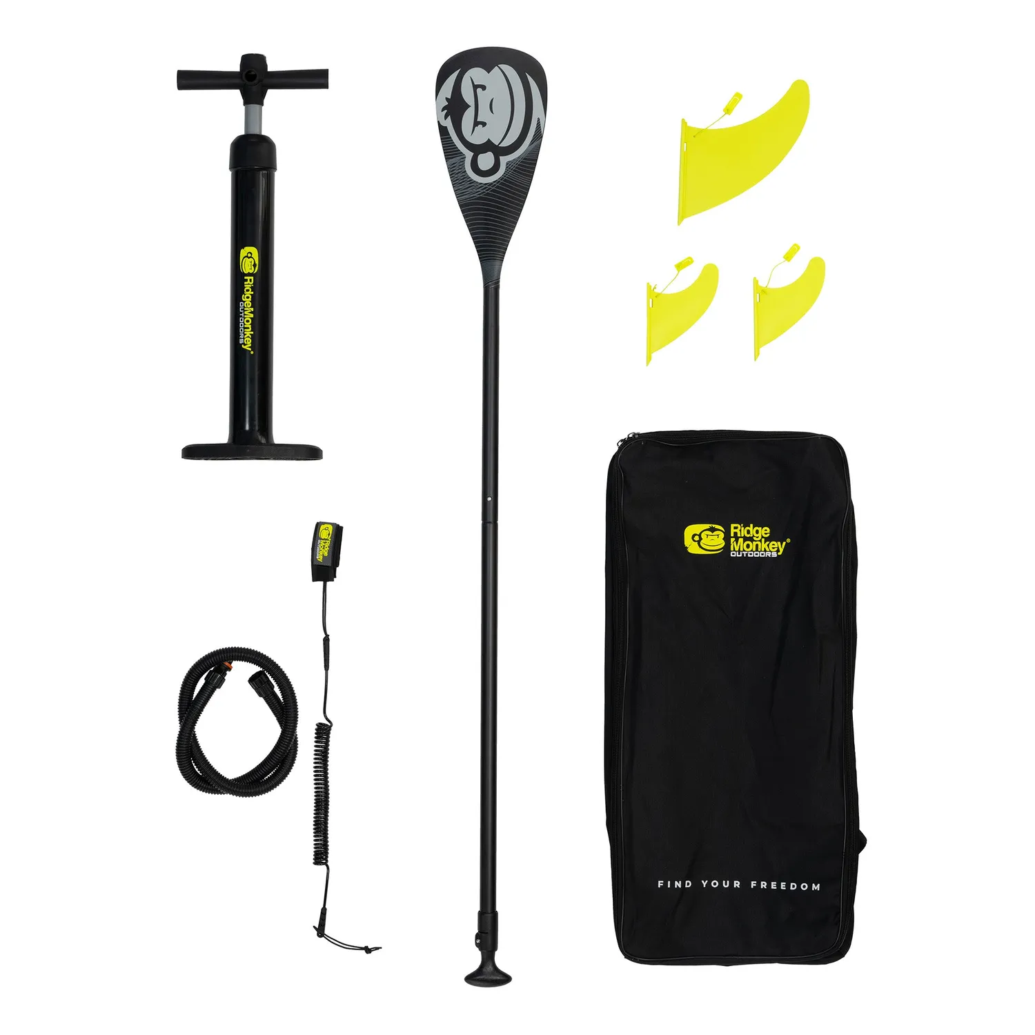 Ridgemonkey Freedom 106 opblaasbaar supboard jet-slate 150 kg