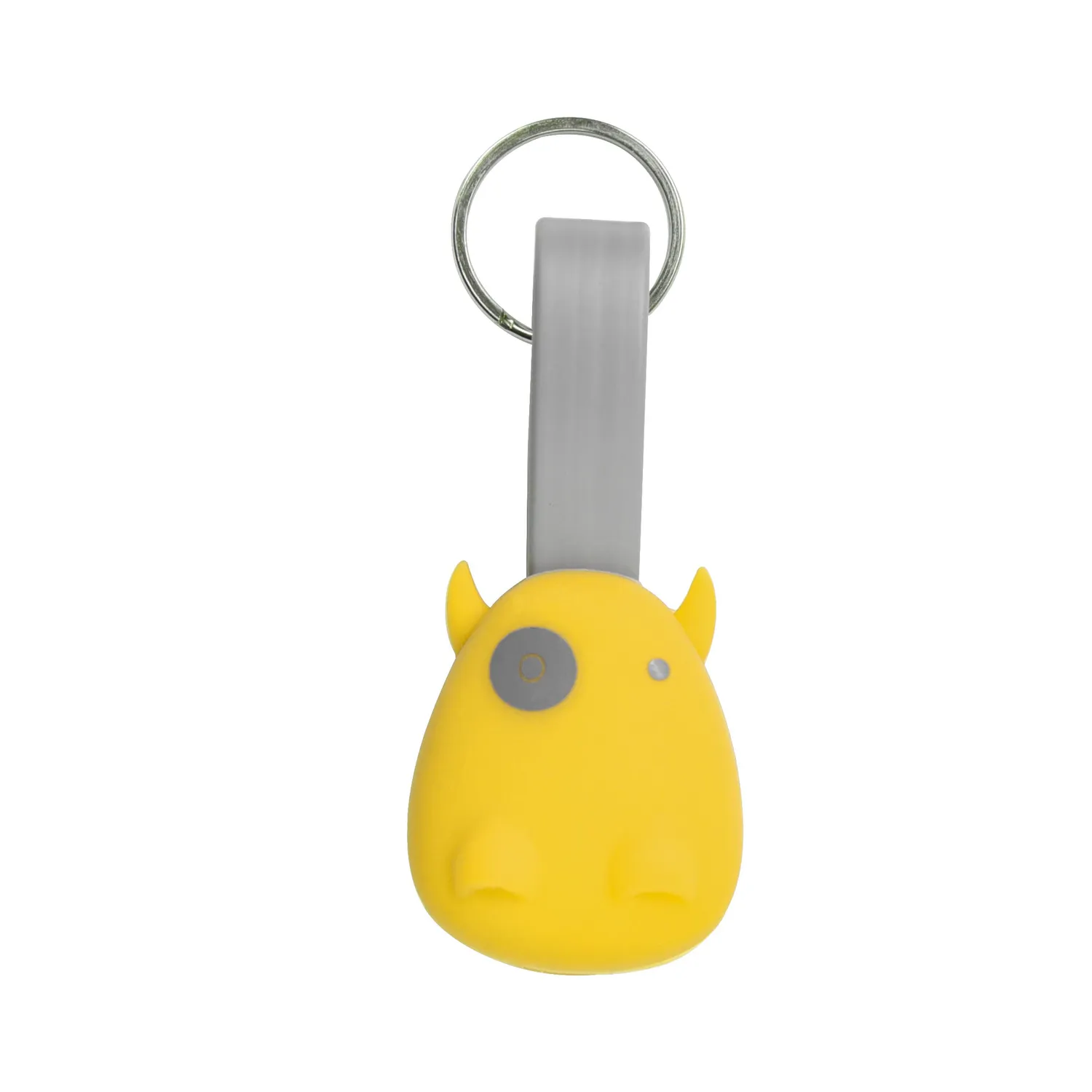 Munkees Hippo sleutelhanger USB-C kabel blauw