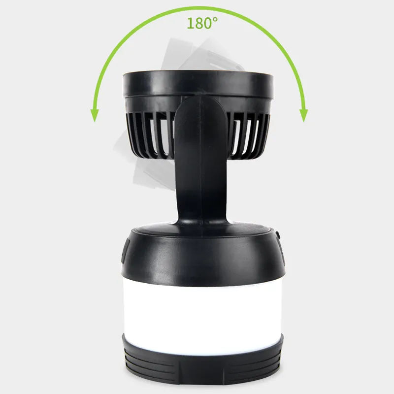 AceCamp Notos Ventilatorlamp LED 220 lumen met powerbank